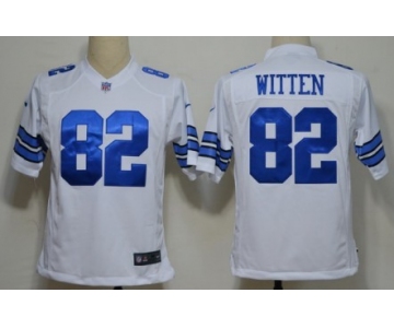 Nike Dallas Cowboys #82 Jason Witten White Game Jersey