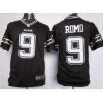 Nike Dallas Cowboys #9 Tony Romo Black Game Jersey