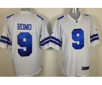Nike Dallas Cowboys #9 Tony Romo White Game Jersey