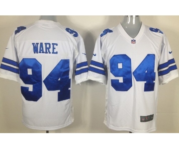 Nike Dallas Cowboys #94 DeMarcus Ware White Game Jersey