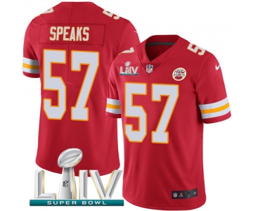 Nike Chiefs #57 Breeland Speaks Red Super Bowl LIV 2020 Team Color Youth Stitched NFL Vapor Untouchable Limited Jersey