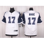 Men's Dallas Cowboys #17 Kellen Moore Nike White Color Rush 2015 NFL Elite Jersey