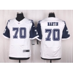 Men's Dallas Cowboys #70 Zack Martin Nike White Color Rush 2015 NFL Elite Jersey