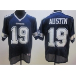Nike Dallas Cowboys #19 Miles Austin Blue Elite Jersey
