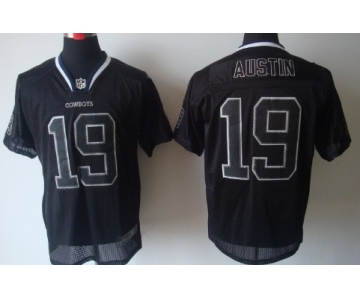 Nike Dallas Cowboys #19 Miles Austin Lights Out Black Elite Jersey