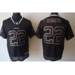 Nike Dallas Cowboys #22 Emmitt Smith Lights Out Black Elite Jersey