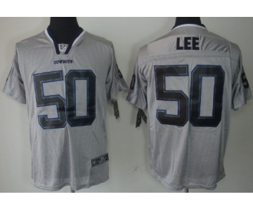 Nike Dallas Cowboys #50 Sean Lee Lights Out Gray Elite Jersey