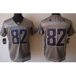 Nike Dallas Cowboys #82 Jason Witten Gray Shadow Elite Jersey