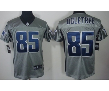 Nike Dallas Cowboys #85 Kevin Ogletree Gray Shadow Elite Jersey