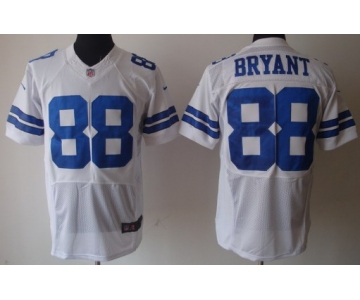 Nike Dallas Cowboys #88 Dez Bryant White Elite Jersey