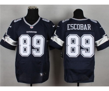 Nike Dallas Cowboys #89 Gavin Escobar Blue Elite Jersey