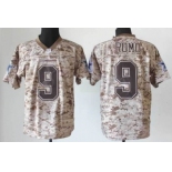 Nike Dallas Cowboys #9 Tony Romo 2013 USMC Camo Elite Jersey