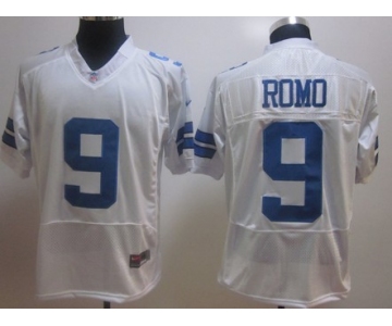 Nike Dallas Cowboys #9 Tony Romo White Elite Jersey
