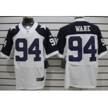 Nike Dallas Cowboys #94 DeMarcus Ware White Thanksgiving Elite Jersey