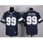 Nike Dallas Cowboys #99 George Selvie Blue Elite Jersey