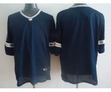 Nike Dallas Cowboys Blank Blue Elite Jersey