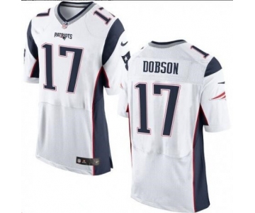 Men's New England Patriots #17 Aaron Dobson White Road Stitched NFL Nike Elite Jersey