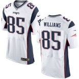Men's New England Patriots #85 Michael Williams White Road NFL Nike Elite Jersey
