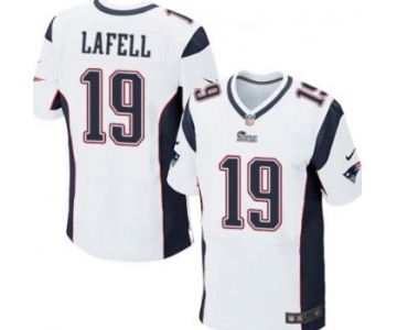 Nike New England Patriots #19 Brandon LaFell White Elite Jersey