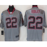 Nike New England Patriots #22 Stevan Ridley Lights Out Gray Elite Jersey