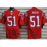 Nike New England Patriots #51 Jerod Mayo Red Elite Jersey
