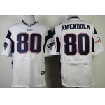 Nike New England Patriots #80 Danny Amendola White Elite Jersey