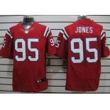 Nike New England Patriots #95 Chandler Jones Red Elite Jersey
