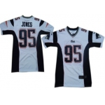 Nike New England Patriots #95 Chandler Jones White Elite Jersey