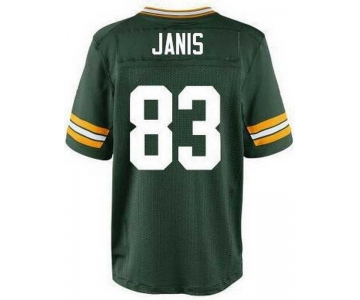 Men's Green Bay Packers #83 Jeff Janis Green Team Color NFL Nike Elite Jersey