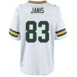 Men's Green Bay Packers #83 Jeff Janis White Road NFL Nike Elite Jersey