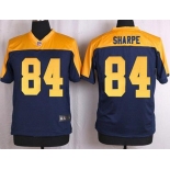Men's Green Bay Packers #84 Sterling Sharpe Navy BlueGold Retired Player NFL Nike Elite Jersey