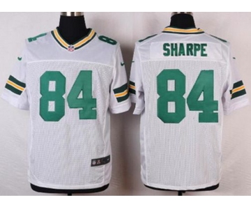 Men's Green Bay Packers #84 Sterling Sharpe White Retired Player NFL Nike Elite Jersey