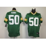 Nike Green Bay Packers #50 A.J. Hawk Green Elite Jersey