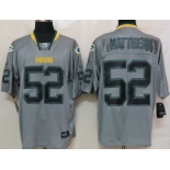 Nike Green Bay Packers #52 Clay Matthews Lights Out Gray Elite Jersey