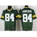 Nike Green Bay Packers #84 Jared Abbrederis Green Elite Jersey