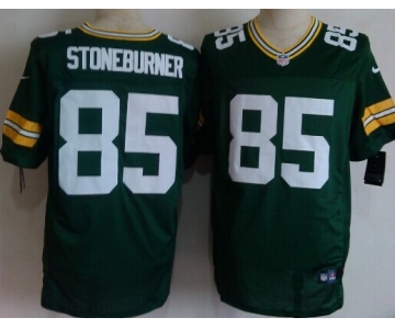 Nike Green Bay Packers #85 Jake Stoneburner Green Elite Jersey