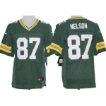 Nike Green Bay Packers #87 Jordy Nelson Green Elite Jersey