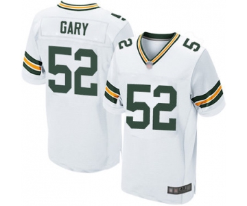 Packers #52 Rashan Gary White Men's Stitched Football Elite Jersey