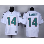 Nike Miami Dolphins #14 Jarvis Landry 2013 White Elite Jersey