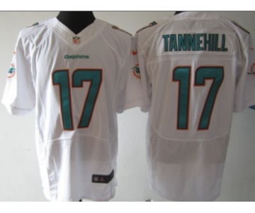 Nike Miami Dolphins #17 Ryan Tannehill 2013 White Elite Jersey