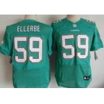 Nike Miami Dolphins #59 Dannell Ellerbe 2013 Green Elite Jersey