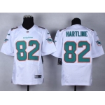 Nike Miami Dolphins #82 Brian Hartline 2013 White Elite Jersey