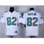 Nike Miami Dolphins #82 Brian Hartline 2013 White Elite Jersey