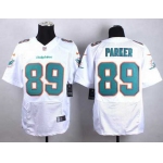 Nike Miami Dolphins #89 DeVante Parker 2013 White Elite Jersey
