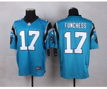 Men's Carolina Panthers #17 Devin Funchess Nike Light Blue Elite Jersey