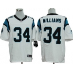 Nike Carolina Panthers #34 DeAngelo Williams White Elite Jersey