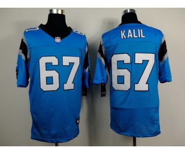 Nike Carolina Panthers #67 Ryan Kalil Light Blue Elite Jersey