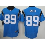 Nike Carolina Panthers #89 Steve Smith Light Blue Elite Jersey
