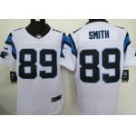Nike Carolina Panthers #89 Steve Smith White Elite Jersey