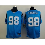 Nike Carolina Panthers #98 Star Lotulelei Light Blue Elite Jersey